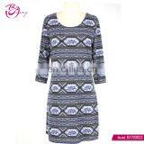 Polyester Fiber High Quality Plus Size Women Loose Fit Top