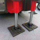 Mobile crane used outrigger pads PE crane mats hdpe plastic truck mats