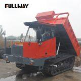 6tons Walkbehind Rubber Track Carrier Transporter Dumper Trucks for Sale thumbnail-4