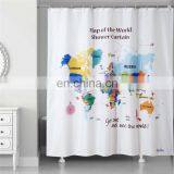Wholesale Waterproof Curtain Fabric Digital Printing Custom Made Shower Curtain thumbnail-2