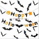 Halloween Home Decoration Bat Spider Pumpkin Design Flag Wall Party Supplies
