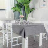 High Quality Simple Solid Color Cotton Linen Table Cloth For Dining Room Living Room Picnic Party thumbnail-4