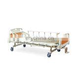 Medical Equipment Manual Lift 2 Cranks Hospital Bed With Side Rails thumbnail-5