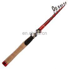 1.5m 1.8m 2.1m 2.4m 2.7m ML Carbon Spinning Rod Stainless Steel Guide Ring And Reel Anti-Winding Telescopic Fishing Rod