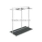 Stainless Steel Clothing Display Rail With Under Platform thumbnail-1