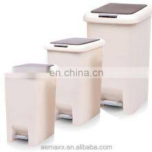 12L 20L 30L 45L Two Use Outdoor Finger Touch Open Function Plastic Pedal Trash Bin thumbnail-5