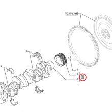FPT IVECO CASE Cursor11 F3GFE613A B001 5801863562/5801690111 Crankshaft Assy 5801826071 thumbnail-4