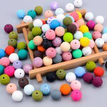 Teeth Food Grade Round Silicone Thread Beads thumbnail-4