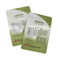 125g Customize Printed Aluminum Foil Packaging Bag Matcha Powder Stand up Pouch With Zipper thumbnail-5