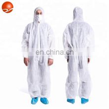 Hot Sale Cheap Safeguard Waterproof Disposable  type 56 Coverall Microporous With Hood workers coveralls manufacturers
