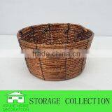 Handmade Decorative Round Paper Basket thumbnail-1