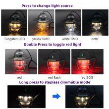 Portable Lanterns Emergency Lights Solar LED Camping Light Rechargeable Bulb For Outdoor Tent Lamp thumbnail-2