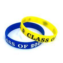 OEM Printed One Color 2025 New Graduation Students Doctoral Cap Commemorative Bracelet in Stock in Seconds Silicone Wristbands thumbnail-2