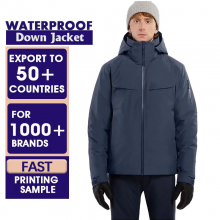 2024 Customized Men's Camouflage Wool Tactical Jacket, High-quality Outdoor Skiing Windproof and Warm Jacket thumbnail-5