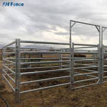 Australian Standard Free Standing Heavy Duty Cattle Yard Panels With a Wing Gate thumbnail-5