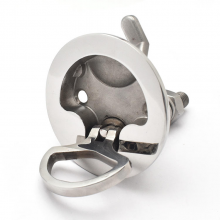 Marine 316 Grade Stainless Steel Marine Hardware Pull Ring Slam Latch Boat Pull Latch Turning Lock thumbnail-4