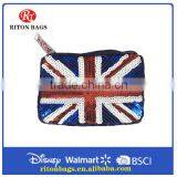 Wholesale fashion design England flag wallet