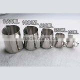 20 oz Espresso Coffee Milk Frothing Pitcher, Stainless Steel, 18/8 Gauge Coffee Frother Pitcher thumbnail-3