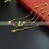 dubai new gold chain latest design beads necklace                        
                                                                                Supplier's Choice