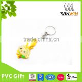 Promotional items gift custom fancy soft pvc keychain