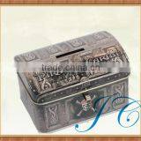 Most Fashionable Tin Metal Saving Box With Custom Design