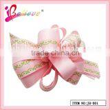 Chinese Manufacturer Wholesale Price no Fade Polyester Koker Curly Ribbon Hair Clip (XH1-001) thumbnail-2