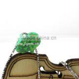 Synthetic Green Opal Hamsa/Hand With 925 Sterling Silver Necklace Jewelry For Wedding Dresses thumbnail-4