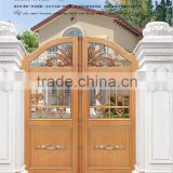 AJLY-602 factory price Art Aluminum Villa Exterior/Entrance door/gate