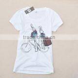 Wholesale Custom 60% Cotton 40% Polyester T-shirts in Bulk , T-shirts Online Shopping thumbnail-3