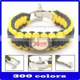 Wholesale Paracord Bracelet Compass Whistle thumbnail-4