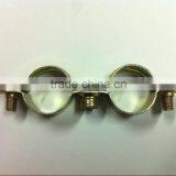 SIMPLE DOUBLE PIPE CLAMP WITHOUT RUBBER