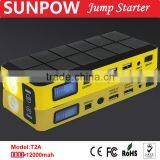 Sunpow New Multi Funcation 12v Car Jump Starter 12000mAh Power Bank Station Car Booster Pocket Power Battery thumbnail-3