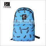 Fashion Blue School Bag Cheap Sublimation Printing Computer Backpack