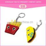 Simlpe Fancy Mini Plant Designs Resin Material Waist Metal Key Chain Custom thumbnail-4