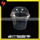 OEM 680ml Food Grade Disposable Plastic Cake Container with Dome Lid