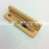 Unfinished natural wooden pen display box case pine