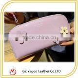High Quality Fashion Women Lady Leather Travel Wallet With Flower thumbnail-6