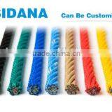 colorful Polyester Galvanized Iron Core Armed Rope with high quality made in China