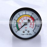 Hot sale products China easy to read 0-600 bar good service double needle pressure gauge