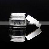 50g Clear Jar for Facial Mask With White Lid thumbnail-2