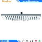 10'' 12'' 14'' 16'' Square Brass Wall Mounted Spa Waterfall Shower Head thumbnail-4