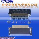 2.16mm Pitch Champ Amphenol 957 100 Pin Reversed Connector Right Angle PCB MountingType DIP Termination Female Receptacle