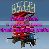 SJY series 4 Wheels mobile hydraulic elevating platform,lift platform