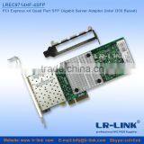 LR-LINK LREC9714HF-4SFP Intel I350 PCI Express x4 4 Quad Port SFP Gigabit Server Network Card