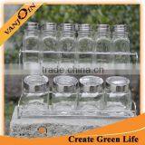 2-Tier Kitchen Cabinet Storage Iron Metal Stand Spice Holder thumbnail-5