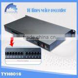 500GB High Recorder Voice 16 Ports Telephone Digital Voice Recorder Monitor Every Call Support RJ45 thumbnail-2