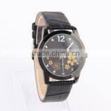 Chain Black Leather Strap Watches and Watch Accessories thumbnail-5