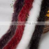 Natural Colored Fox Fur Strips / Blue Fox Trimming For Hoods And Collars thumbnail-2