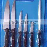 Knife Set -7pcs With Cutting Board