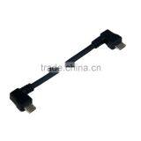 10cm Right Angle to Left Angle Micro USB Host OTG Cable 4 DAC Digital Amplifier thumbnail-2